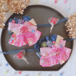 ☆祭りの夜空とりんご飴☆ ペット用アクセサリー ペット用チョーカー 夏祭り お祭り 夏 屋台 花火 浴衣 犬 猫 撮影会 誕生日 うちの子記念日 インスタ映え