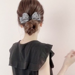 ワイヤーリボン ヘアクリップ