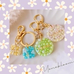【♡×100】キャンディパールたっぷり名入れキーホルダー♡ レジンキーホルダー 推し活 入園 入学 卒業