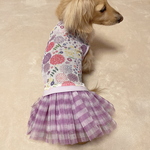 犬服★ 夏用　冷んやりメッシュ　紫陽花　アジサイ　ダックス　チワワ　
