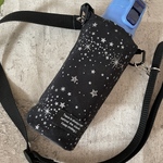 星の煌めき　銀＊銀河宇宙惑星＊銀水筒カバー＊保冷ペットボトル＊サーモスハンドメイド水筒ホルダー