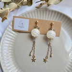 水風船 イヤーアクセサリー 〔ivory〕