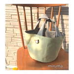 ピスタチオグリーンのミニバケツバッグ