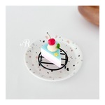 【夏限定】七夕ムースケーキ［星|流れ星|チェリー|さくらんぼ|サクランボ|スター|食品サンプル|ミニチュアスイーツ|フェイクフード|クレイケーキ|おままごと|ブルー|水色|夏|レジン|樹脂粘土］