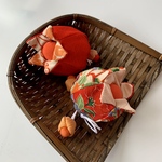 新作です♪ちりめん細工　鬼灯（ほおずき）