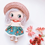 麦わら帽子＊夏お出かけセット【さくらんぼ】イーマリーちゃん　