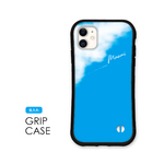 名入れ スマホケース iPhoneケース カバー iphone14 13 12 pro mini iPhone11 xr xs SE3 iface型 グリップケース アイフォン 空 送料無料
