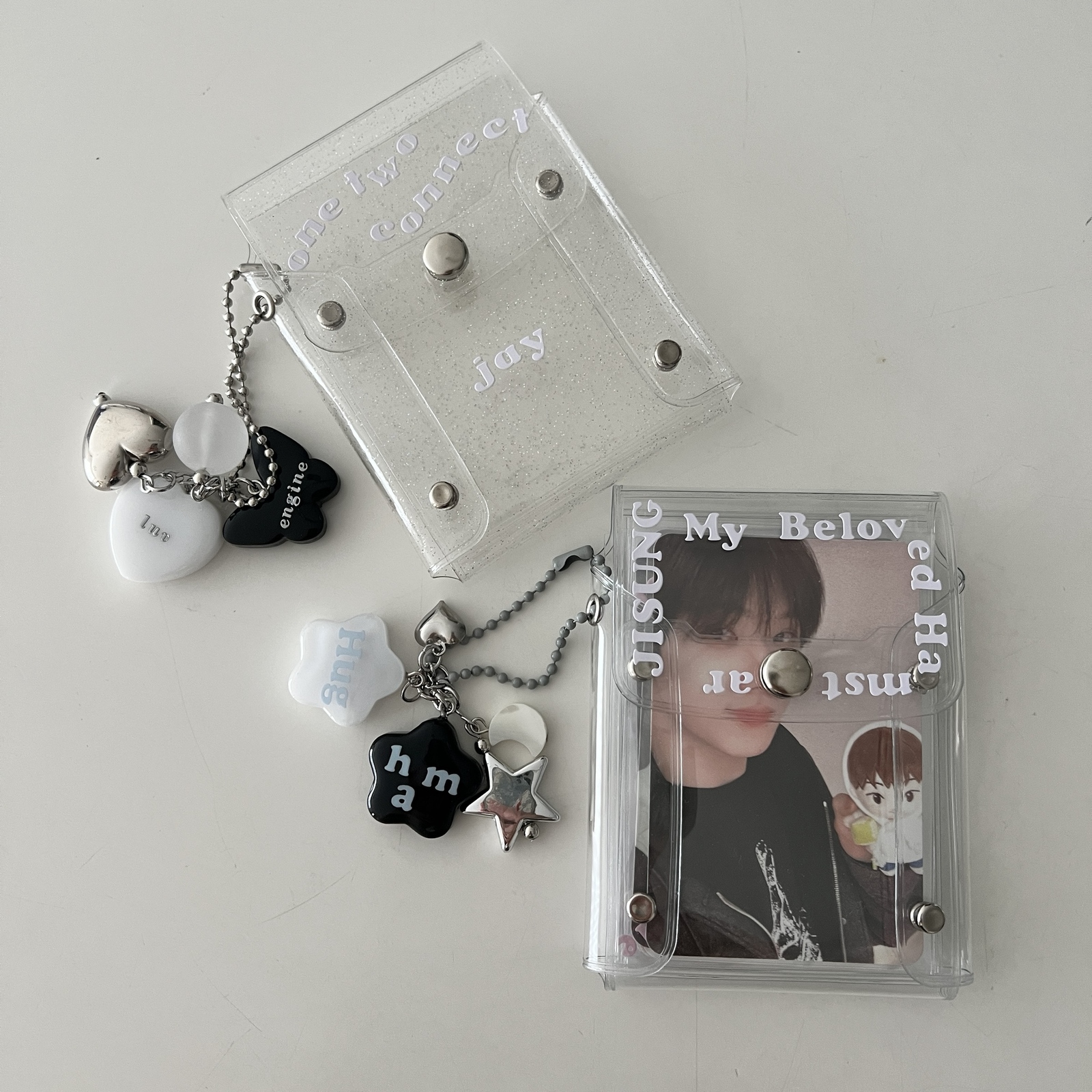 e　ぬいぐるみ　オーダーメイド　ハンドメイド　トレカケース ぬいぐるみ トレカケース ホルダー チェキ カード キーホルダー
