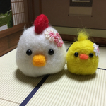 ミニ2017年酉年飾り（だるまバージョン）