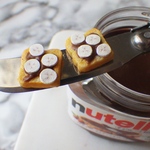 ミニチュアチョコバナナトースト