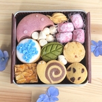 紫陽花クッキー缶