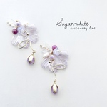 betta ✵ 夢見るベタの耳飾り《purple》   ピアス ・ イヤリング   両耳用   
