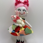 ハンドメイドドールチャーム　バックチャーム　お人形