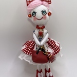 ハンドメイドドールチャーム　バックチャーム　お人形