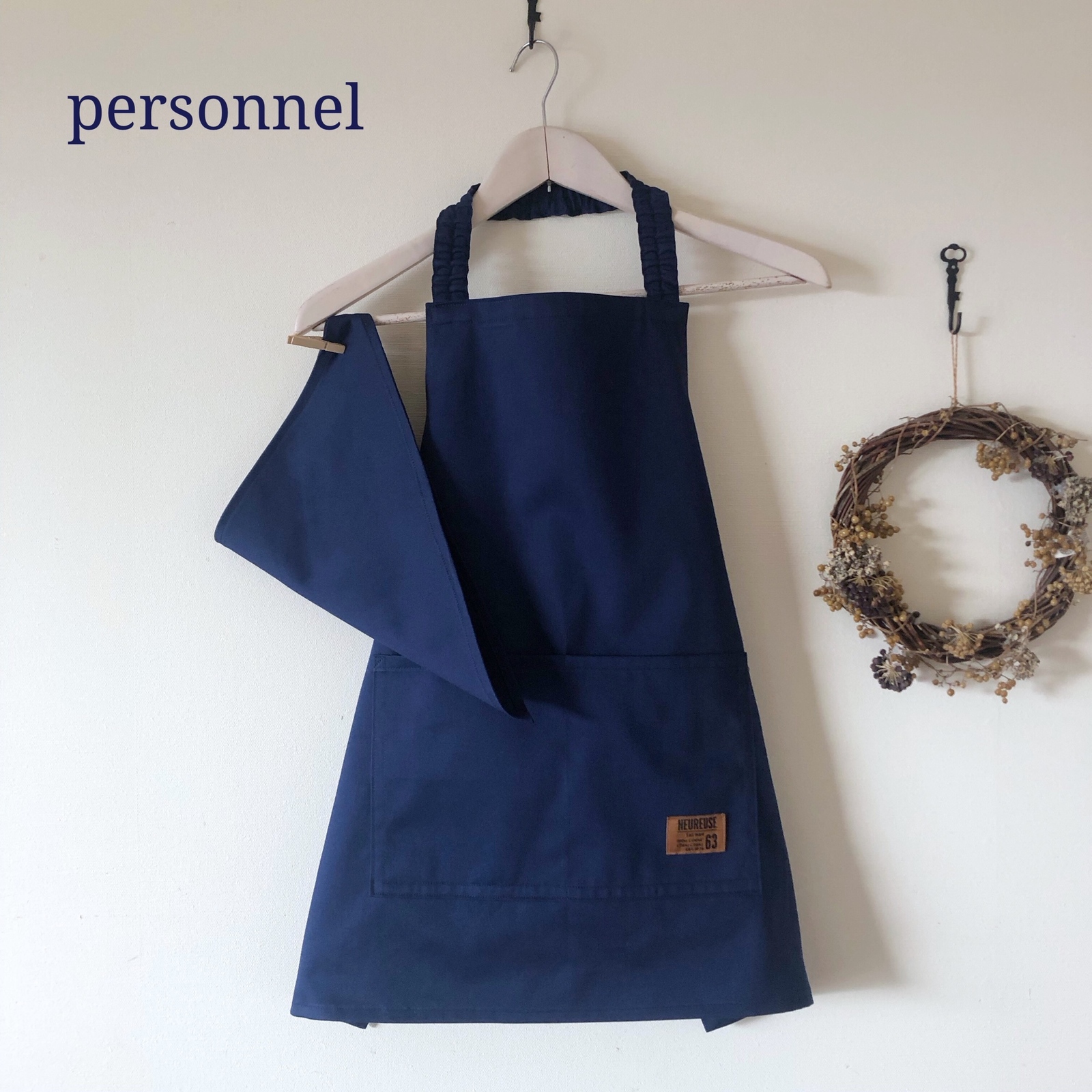 ハンドメイドエプロン シンメン 通年作業服 作業着 ベーシックエプロン 0831 |｜ワーク