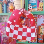 アメリカンポップなきんちゃく袋★レトロ★パッチワーク★ララチューン★横丁