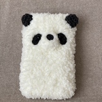 m様オーダー　ふわふわパンダちゃんスマホ入れ🐼