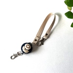 刺繍　リールキーホルダー　