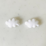Matte White Cloud Cabochons