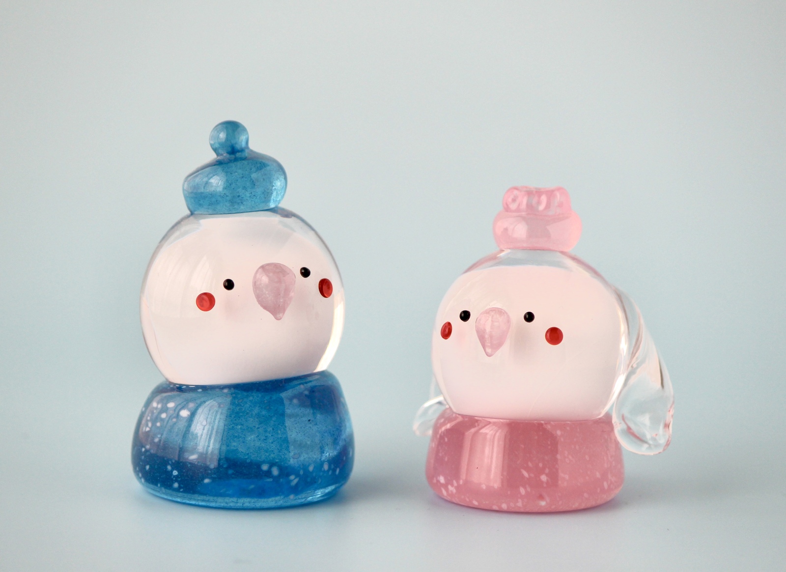 文鳥〜織姫と彦星