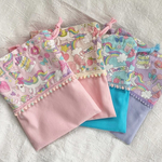 入園入学☆ユニコーンの巾着袋☆コップ袋、給食袋☆人気のカラー4色