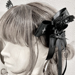 【SALE】✙ 悪魔の羽耳リボンクリップ