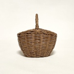 山なりカゴバッグ　ミニチュア / Miniature Basket with Handle / hinoki