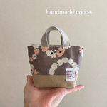 手のひらサイズのミニミニトート　北欧お花のかんむり