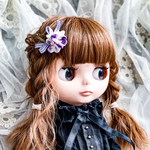 [6/25 21:00 販売開始] パッチンピン　nostalgia of raindrops /紫陽花 パープル