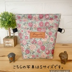 消臭✳︎防水のマナーポーチ★花柄水色ピンク