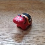 ミニチュア置物　福島赤べこ