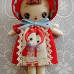 No.534＊文化人形ミニサイズの子(文化人柄) 