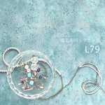 L79 撮影用背景 バックボード マリンブルー 30×45cm ldll