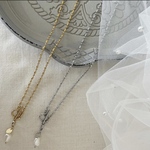 【 オーバル ミックス チェーン ネックレス 】 サージカル ステンレス 夏 汗 痒くない アレルギー 金属アレルギー シンプル カジュアル