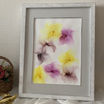 《優しさを纏う》アルコールインクアート原画