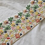 〖50cm〗インド刺繍リボン  <商品No.530 イエロー >