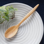 再販-オリーブウッドのスプーン2（オリーブの木）長さ19.1cm