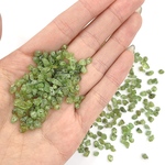 【穴あき】さざれ石 20g ペリドット パワーストーン 天然石 ハンドメイド素材 パーツ