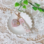 ＊フェリシテ・ダウンシャーヒル＊リバティ大人可愛いハートのキーチャーム・バックチャーム