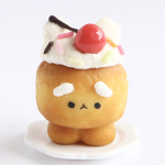【さくらんぼ】困り眉のカップケーキ