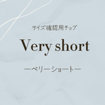 確認用ネイルチップ ベリーショート