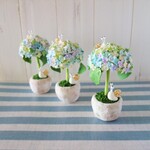 遅咲きの紫陽花こんまりプランター〈パステルカラー〉