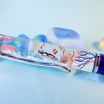<ボールペン>〜アオウミウシ〜青