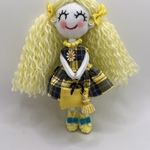 ハンドメイドドールチャーム　バックチャーム　お人形