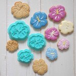 沖縄フェア　ハイビスカス　スタンプクッキー型セット　【ご当地】シリーズ　クッキー型　