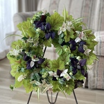 葉色を楽しむ寄せ植えリース    *:･ﾟ✧幸せのWreath「緑蔭にて」✧*:･ﾟ　　