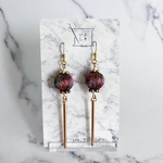 【花火】巻玉アクセサリー／ピアス*イヤリング