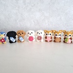 【ｍ様ご予約品】ペンギンちゃんとイチゴのストラップ　羊毛フェルト　他全１０点