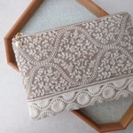 インド刺繍リボンの一目惚れマルチポーチ
