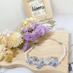 【ビーズアクセサリー】Blue flower💠